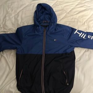 Blue Tommy Hilfiger Medium Sized Windbreaker